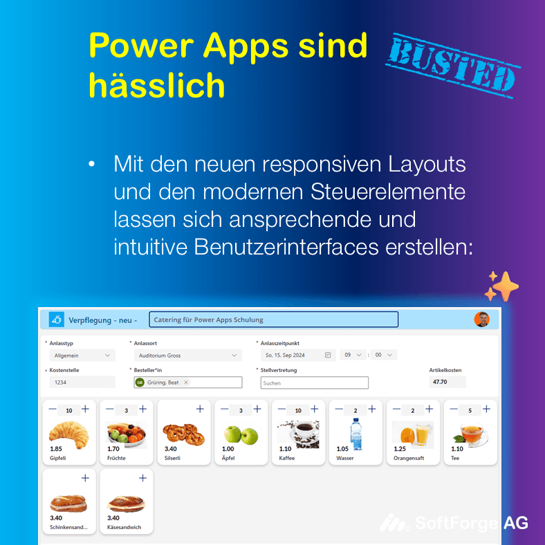 Mit den neuen responsiven Layouts und den modernen Steuerelemente lassen sich ansprechende und intuitive Benutzerinterfaces erstellen